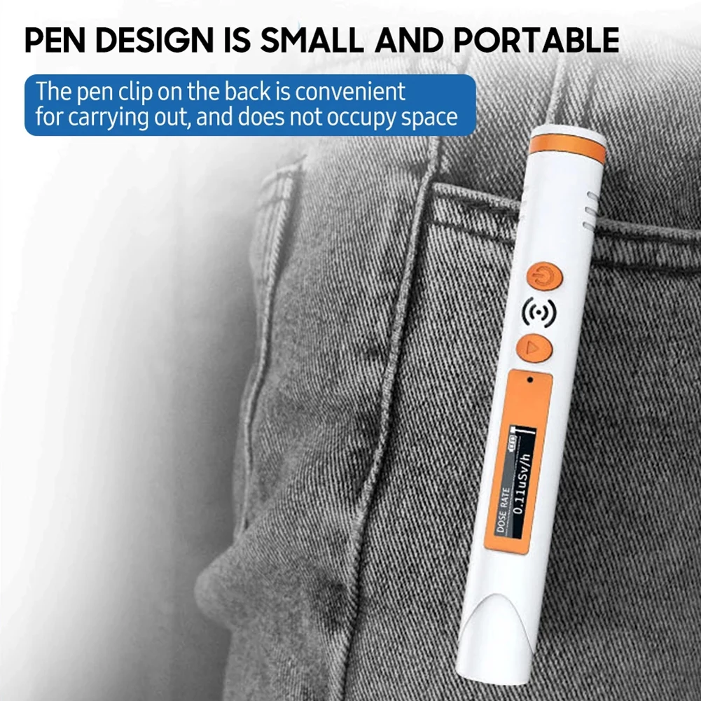 Pen Type Geiger Counter Dosimeter Portable Monitoring Geiger Counter Precision Nuclear Radiation Tester Detector Digital Display
Pen Type Geiger Counter Dosimeter Portable Monitoring Geiger Counter Precision Nuclear Radiation Tester Detector Digital Display