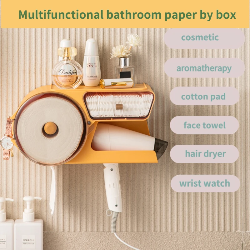 Multifunctional Wc Toilet Paper Holder Self-adhesive Waterproof Storage Rack Bathroom Aromatherapy Perfume Toiletry Storage Rack
Multifunctional Wc Toilet Paper Holder Self-adhesive Waterproof Storage Rack Bathroom Aromatherapy Perfume Toiletry Storage Rack