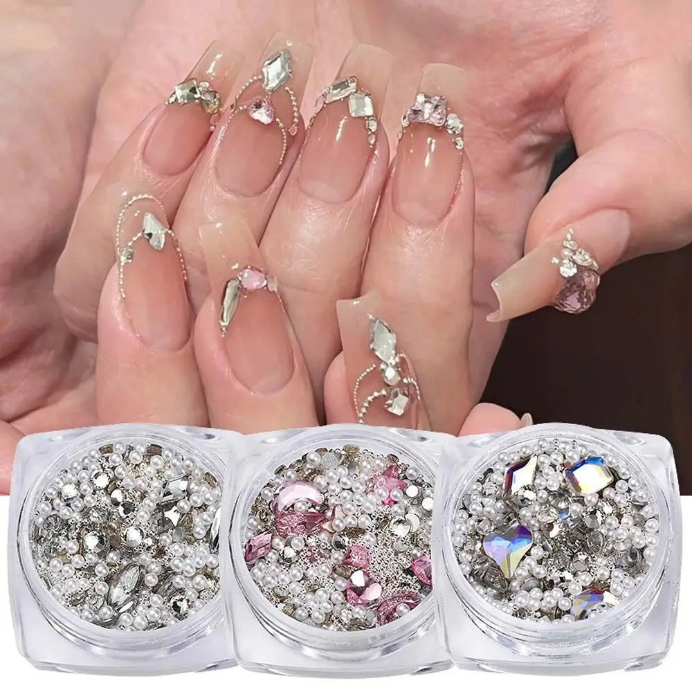 1Box Japanese Aurora Nail Steel Balls Pearl Mixed Nail Decorations Manicure Accessories 3D Nail Drills Flat Bottom
1Box Japanese Aurora Nail Steel Balls Pearl Mixed Nail Decorations Manicure Accessories 3D Nail Drills Flat Bottom