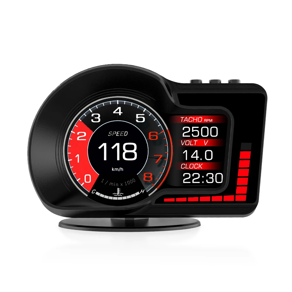 F15 HUD OBD GPS Head Up Display Car Digital Speedometer Overspeed Alarm Tachometer Turbo Pressure Water Oil Temperature Gauge
F15 HUD OBD GPS Head Up Display Car Digital Speedometer Overspeed Alarm Tachometer Turbo Pressure Water Oil Temperature Gauge