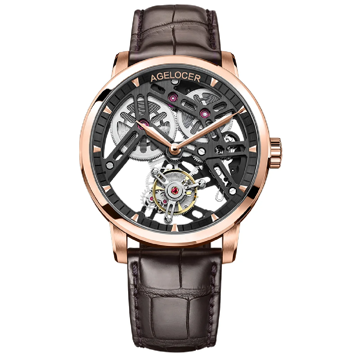 Tourbillon Watch AGELOCER Original watch Skeleton mechanical Sapphire Mens Watches Top Brand Luxury clock men Relogio Masculino
Tourbillon Watch AGELOCER Original watch Skeleton mechanical Sapphire Mens Watches Top Brand Luxury clock men Relogio Masculino