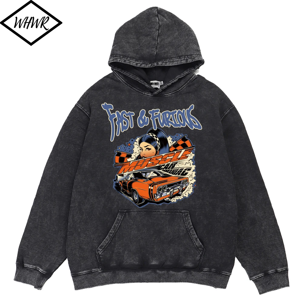 WHWR streetwear retro washed Hoodie Racing Graphic Printed Letter Printing casual Hoodies winter thicken Harajuku Y2K pullover
WHWR streetwear retro washed Hoodie Racing Graphic Printed Letter Printing casual Hoodies winter thicken Harajuku Y2K pullover
