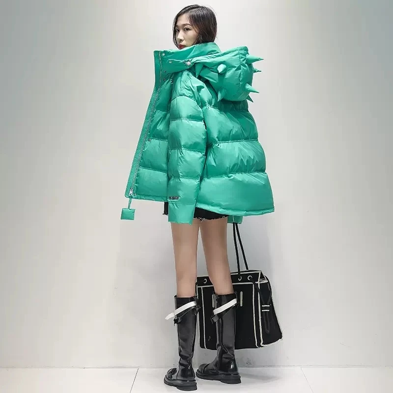 Snow Winter Down Coat Jackets Women Hooded Parka Winter Clothing Snow Coat Casual Thick Short Puffer Jacket Bright Streetwear
Snow Winter Down Coat Jackets Women Hooded Parka Winter Clothing Snow Coat Casual Thick Short Puffer Jacket Bright Streetwear