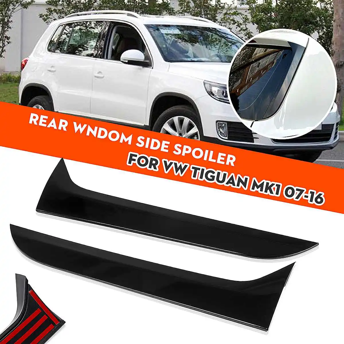 Gloss Black Rear Window Side Spoiler Canard Canards Splitter For VW Tiguan MK1 2007 2008 2009 2010 2011 2012-2016/ for MK2 2017+
Gloss Black Rear Window Side Spoiler Canard Canards Splitter For VW Tiguan MK1 2007 2008 2009 2010 2011 2012-2016/ for MK2 2017+