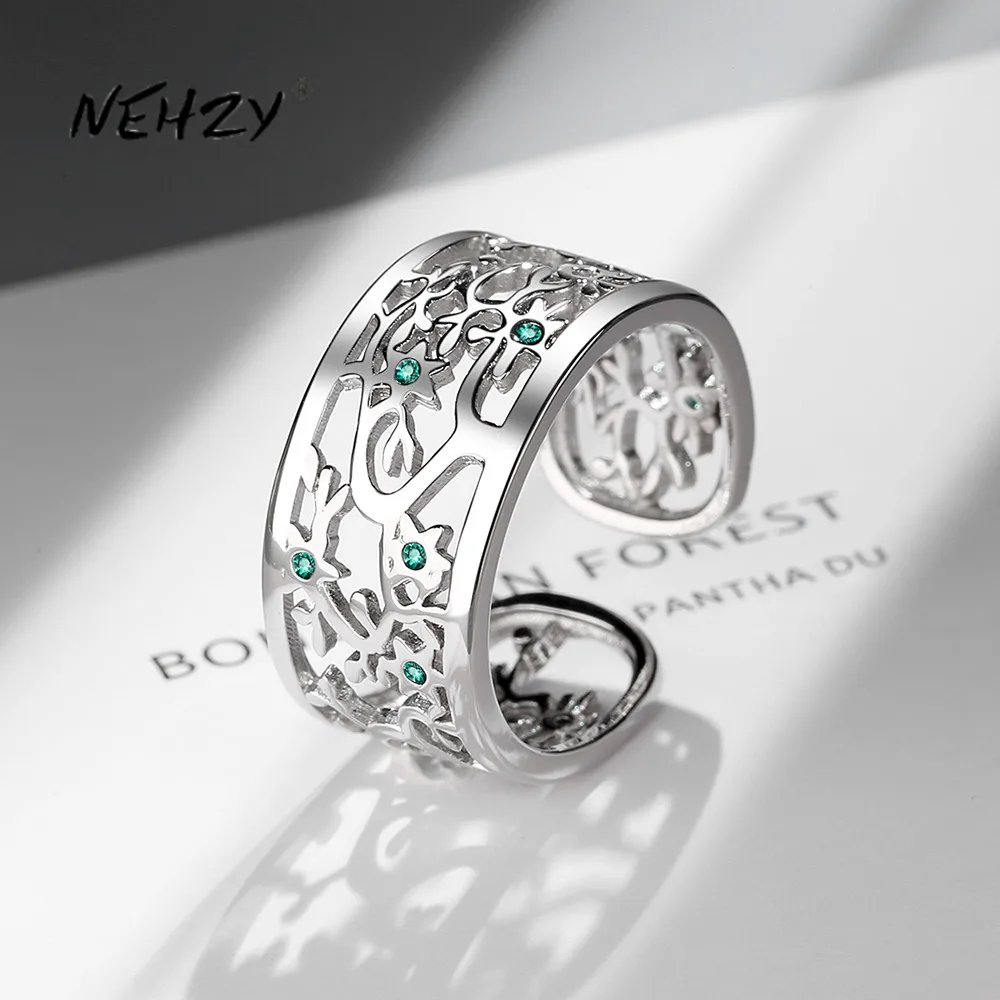 Серебро 925 пробы, новая женская мода, ювелирные изделия DAYIN, высокое качество, кристалл, циркон, древо жизни, полые, регулируемое Открытое кол...
Серебро 925 пробы, новая женская мода, ювелирные изделия DAYIN, высокое качество, кристалл, циркон, древо жизни, полые, регулируемое Открытое кол...