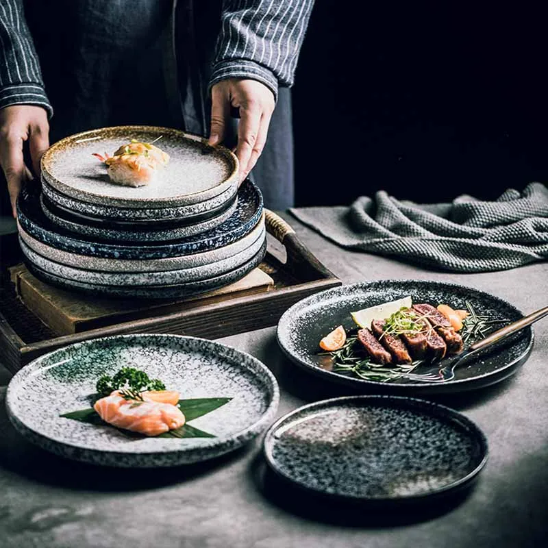 FANCITY Western restaurant special Japanese steak plate Western plate home high-end ceramic creative barbecue flat plate set
FANCITY Western restaurant special Japanese steak plate Western plate home high-end ceramic creative barbecue flat plate set
