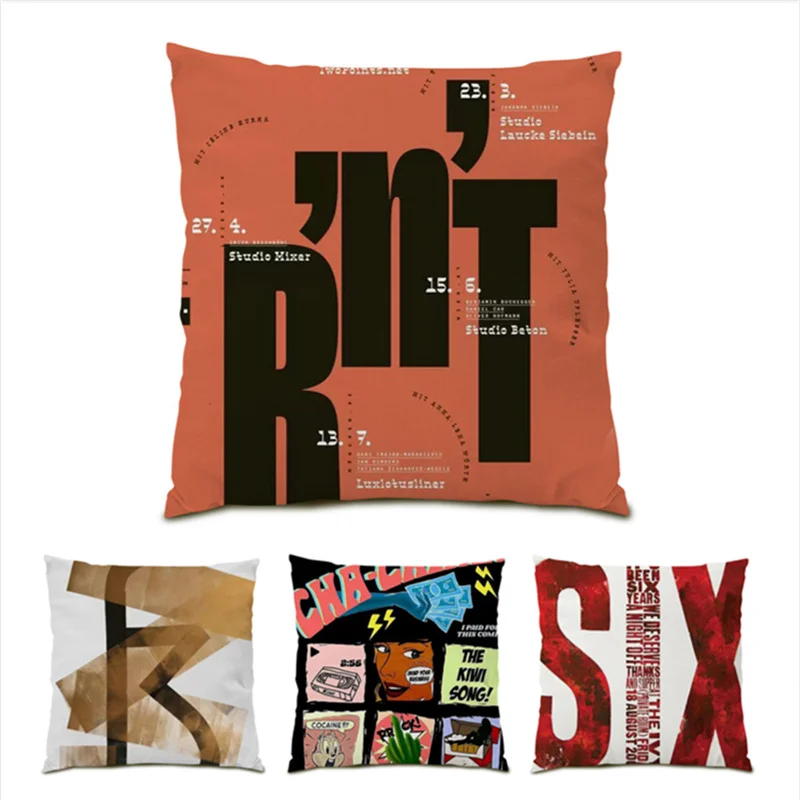 Velvet Home Decoration Artistic Cushion Cover 45x45 Square Creative Letter Living Room Decoration Comfortable Pillow Cases E1181
Velvet Home Decoration Artistic Cushion Cover 45x45 Square Creative Letter Living Room Decoration Comfortable Pillow Cases E1181