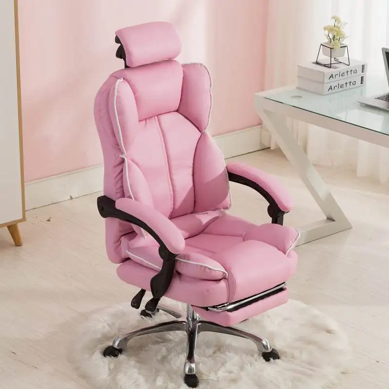 

Luxury High Quality Office Boss Chair Ergonomic Computer Gaming Chair Household Armchair Reclining Chair With Footrest For Game