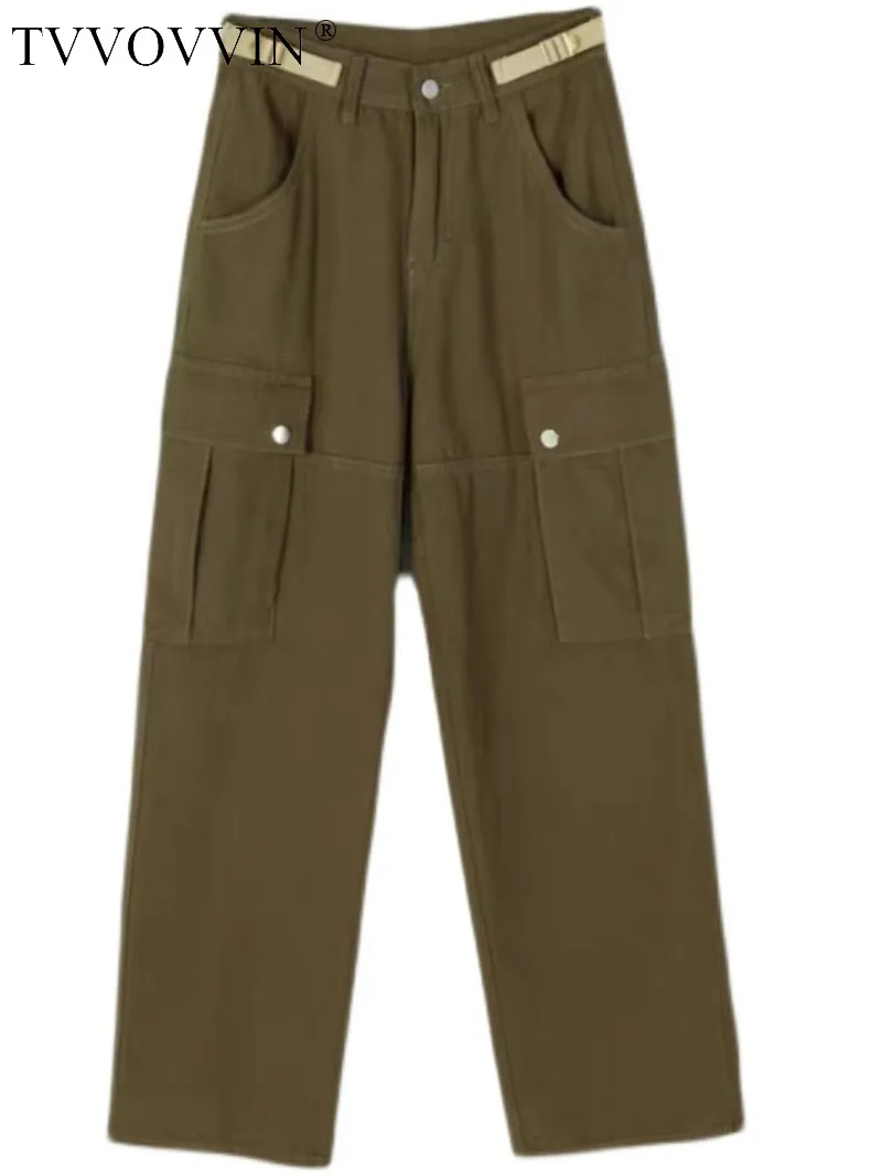 WOMENGAGA High Street Spice Girl Personality Pocket Women Autumn High Waist Slim Loose Straight Casual Wide Leg Pants LL8L
WOMENGAGA High Street Spice Girl Personality Pocket Women Autumn High Waist Slim Loose Straight Casual Wide Leg Pants LL8L