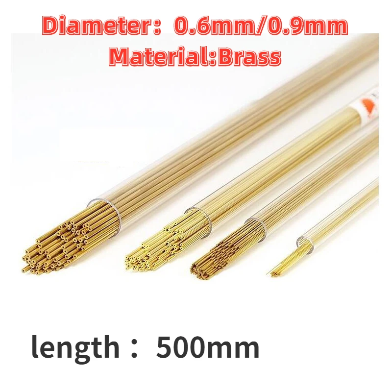 0.6x500mm (100pcs) Brass Tube Single Channel for Small Hole Drilling Edm Machine. EDM Electrode Tube Brass for Drilling Hole
0.6x500mm (100pcs) Brass Tube Single Channel for Small Hole Drilling Edm Machine. EDM Electrode Tube Brass for Drilling Hole
