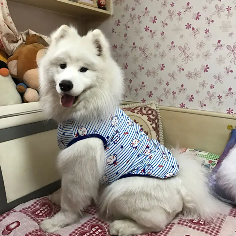 Large Dog Clothing Spring Summer Thin Vest Large Dog Golden Fur Border Shepherd Breathable Summer Teddy Pet T-shirt
Large Dog Clothing Spring Summer Thin Vest Large Dog Golden Fur Border Shepherd Breathable Summer Teddy Pet T-shirt