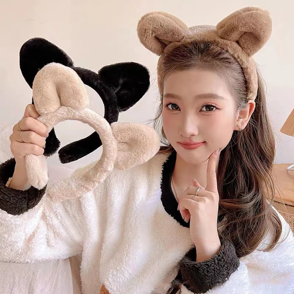 Winter Warm Cute Plush Bear Ears Women Hairbands Girls Cartoon Faux Fur Thick Hair Hoop Fluffy Stuffed Headdress Accessories
Winter Warm Cute Plush Bear Ears Women Hairbands Girls Cartoon Faux Fur Thick Hair Hoop Fluffy Stuffed Headdress Accessories