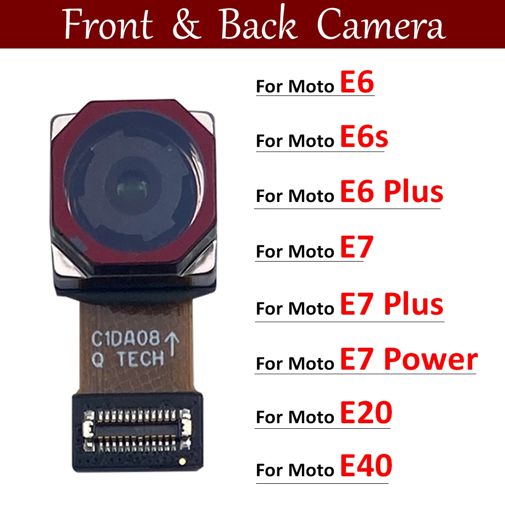 Original For Motorola Moto E6 E7 Plus Power E6s E20 E40 Front Camera Flex With Back Rear Camera Module Flex Cable
Original For Motorola Moto E6 E7 Plus Power E6s E20 E40 Front Camera Flex With Back Rear Camera Module Flex Cable