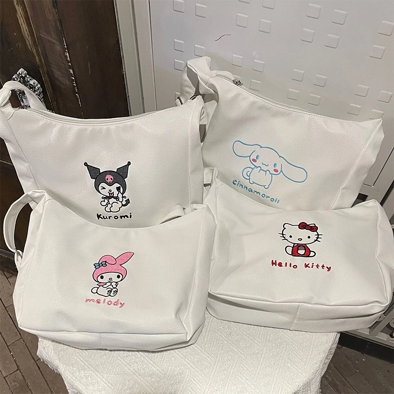 Sanrio Handbag Messenger Bag Cartoon Cinnamoroll Melody Shoulder Bags Kuromi Hello Kitty Storage Makeup Backpack Gift for Friend
Sanrio Handbag Messenger Bag Cartoon Cinnamoroll Melody Shoulder Bags Kuromi Hello Kitty Storage Makeup Backpack Gift for Friend