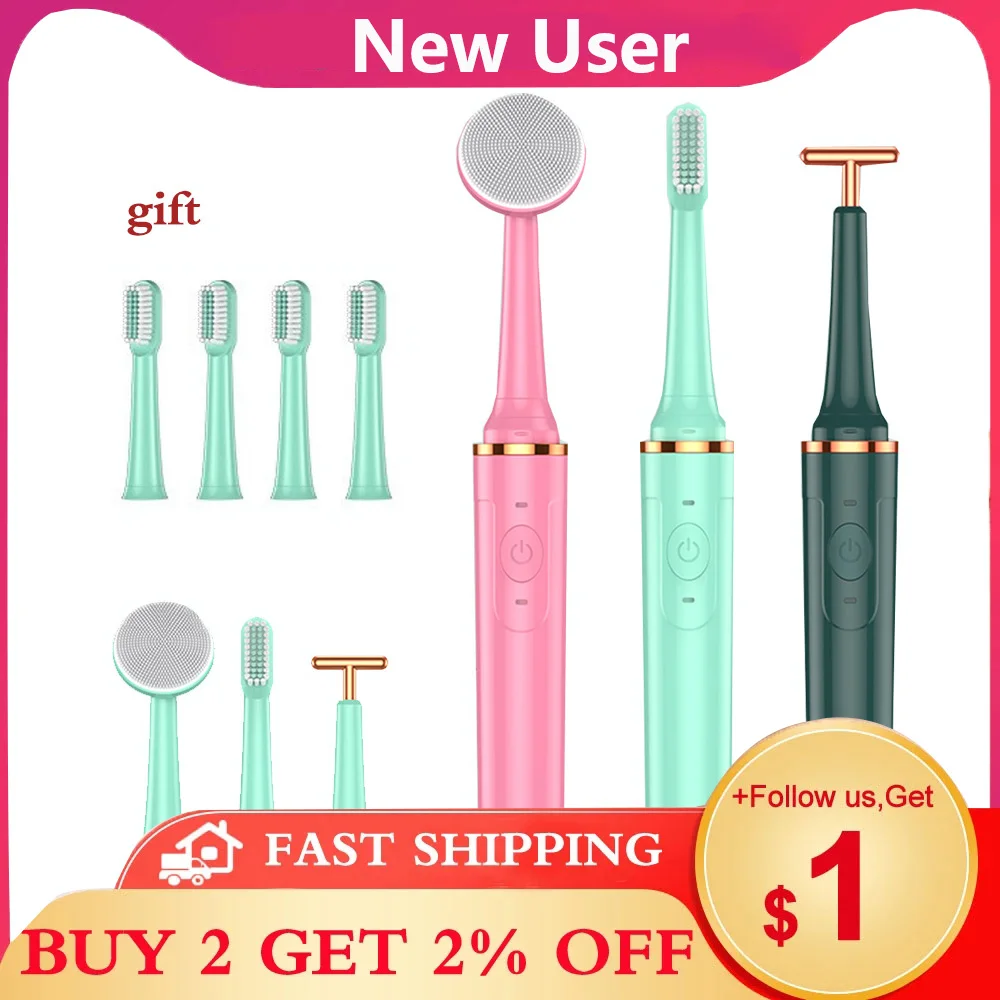 Щетка Зубная ультразвуковая водонепроницаемая, 3 режима, IPX7 
Щетка Зубная ультразвуковая водонепроницаемая, 3 режима, IPX7