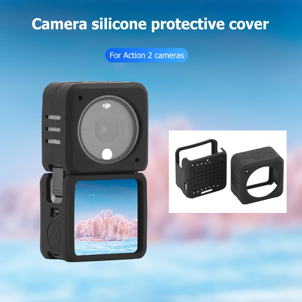 Soft Silicone Case for DJI Action 2 Protective Frame Cover Housing Shell Scratch-proof Action Camera Accessories
Soft Silicone Case for DJI Action 2 Protective Frame Cover Housing Shell Scratch-proof Action Camera Accessories