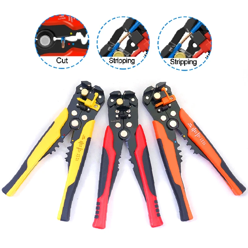 

Automatic Wire Stripper Pliers 0.2-6.0mm Multifunctional Cable Cutter Stripping Plier Tool Cutting Wire Crimp Hand Repair Tools