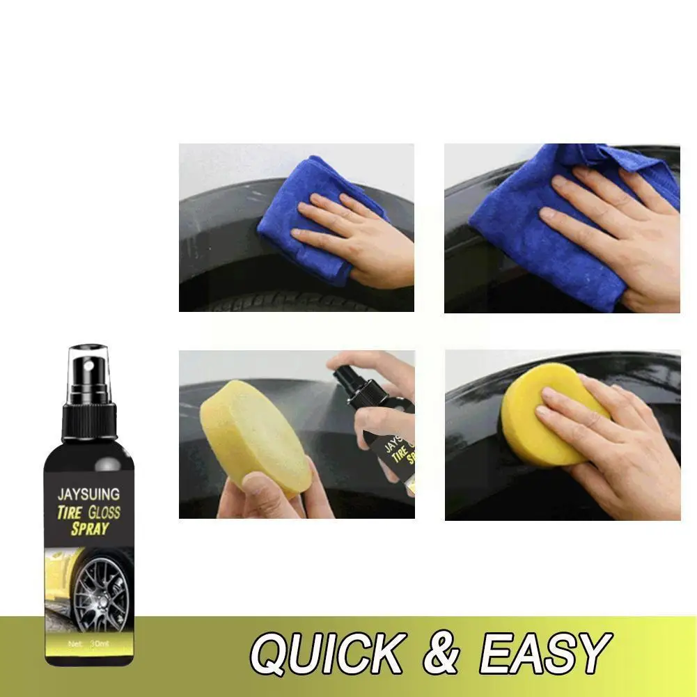 120ml Car Tire Shine Spray Car Paint Coating Wheel Car Tyre Wax Maintenance Gloss Cleaner Agent Polishing Spraying Refurbis A6e7
120ml Car Tire Shine Spray Car Paint Coating Wheel Car Tyre Wax Maintenance Gloss Cleaner Agent Polishing Spraying Refurbis A6e7