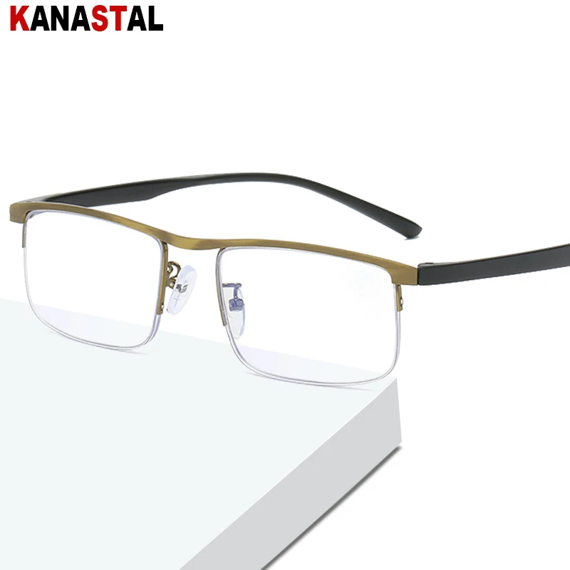 Men Blue Light Blocking Reading Glasses Women Half Eyeglasses Frame Metal Square Rimless Anti Fatigue Presbyopic Lens Eyewear
Men Blue Light Blocking Reading Glasses Women Half Eyeglasses Frame Metal Square Rimless Anti Fatigue Presbyopic Lens Eyewear