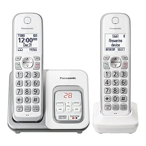 

KX-TGD532W DECT 6,0 1,93 GHz беспроводной телефон-белый 1 x телефонная линия-2 x телефон-громкоговоритель-ответный автомат