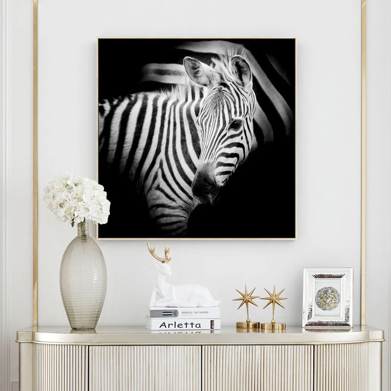 Black White Wall Art Zebra Canvas Painting Wild Animals Print Poster Wall Paintings Living Room Decoration Cuadros Wall Pictures
Black White Wall Art Zebra Canvas Painting Wild Animals Print Poster Wall Paintings Living Room Decoration Cuadros Wall Pictures