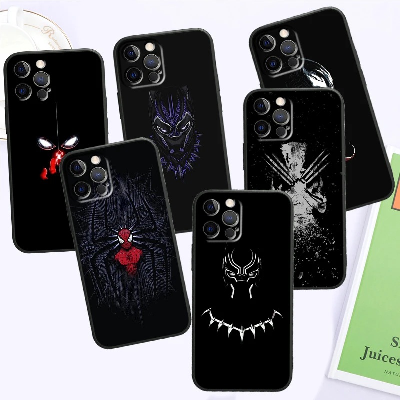 For iPhone 15 14 13 12 11 XS XR X 8 7 SE Pro Max Plus Mini Black Marvel Dark Funda Phone Case
For iPhone 15 14 13 12 11 XS XR X 8 7 SE Pro Max Plus Mini Black Marvel Dark Funda Phone Case