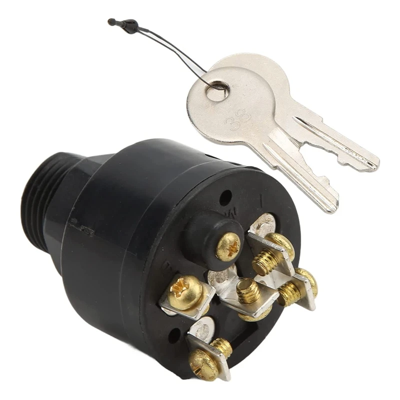 Ignition Switch 3 Positions Ignition Key Switch 87‑88107 For Most Outboard Engines
Ignition Switch 3 Positions Ignition Key Switch 87‑88107 For Most Outboard Engines
