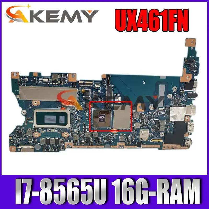 Для ASUS UX461FN UX461F оригинальная материнская плата протестированная 100% UX461FN материнская плата для ноутбука с процессором I7-8565U 16 Гб ОЗУ
Для ASUS UX461FN UX461F оригинальная материнская плата протестированная 100% UX461FN материнская плата для ноутбука с процессором I7-8565U 16 Гб ОЗУ