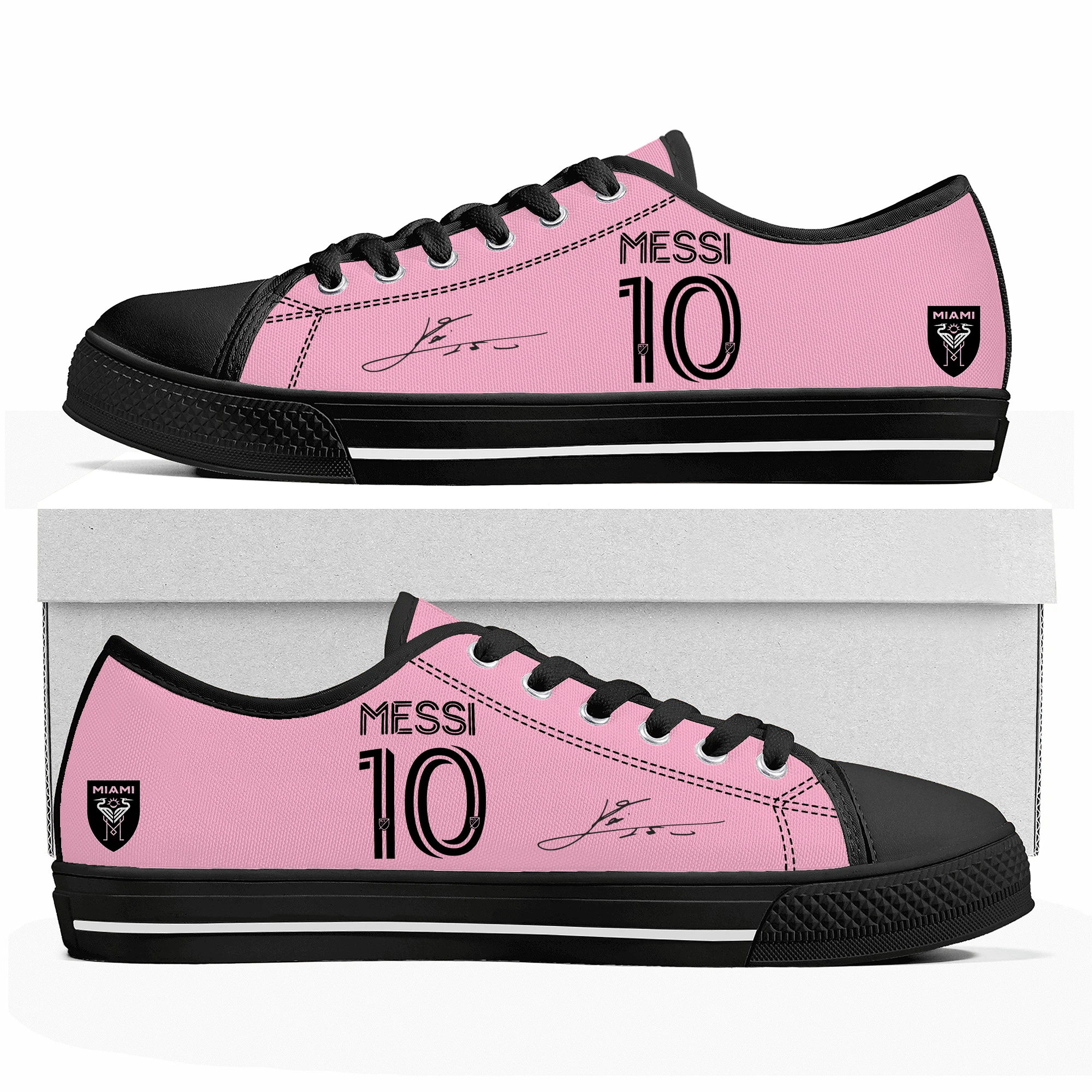 Inter Soccer Football Low Top Sneakers Mens Womens Teenager Miami Messi No 10 Argentina Canvas Sneaker Casual Shoes Custom Shoe
Inter Soccer Football Low Top Sneakers Mens Womens Teenager Miami Messi No 10 Argentina Canvas Sneaker Casual Shoes Custom Shoe