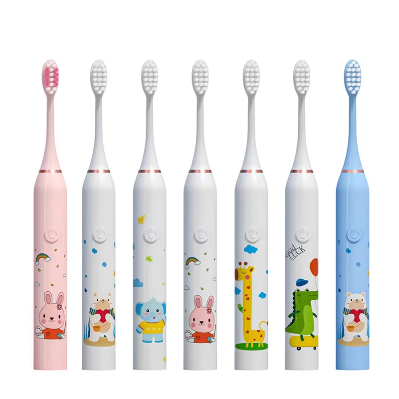 Kids Electric Toothbrush Sonic Children Teeth Whitening Soft Nozzles Cute Cartoon Ultrasonic Toothbrush Smart Timer Tooth Brush
Kids Electric Toothbrush Sonic Children Teeth Whitening Soft Nozzles Cute Cartoon Ultrasonic Toothbrush Smart Timer Tooth Brush