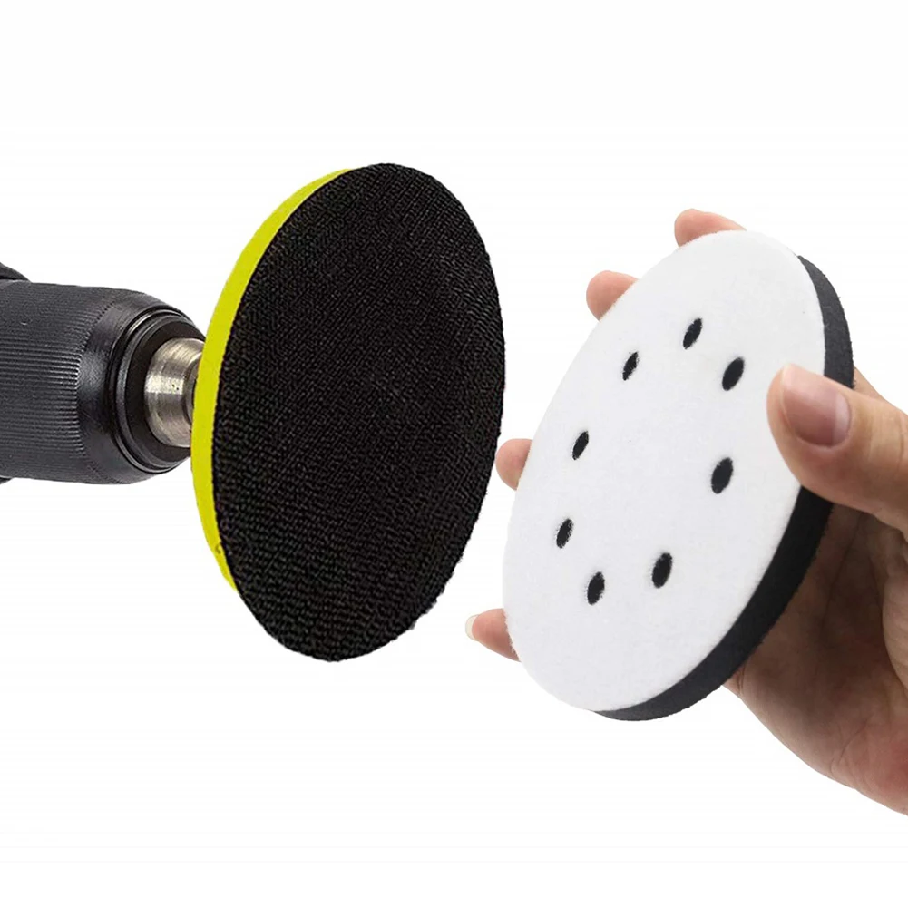 5pcs 5 Inch(125mm) 8-Hole Soft Sponge Interface Pad For Sanding Pads Hook & Loop Protection Pad Power Tool Accessories
5pcs 5 Inch(125mm) 8-Hole Soft Sponge Interface Pad For Sanding Pads Hook & Loop Protection Pad Power Tool Accessories