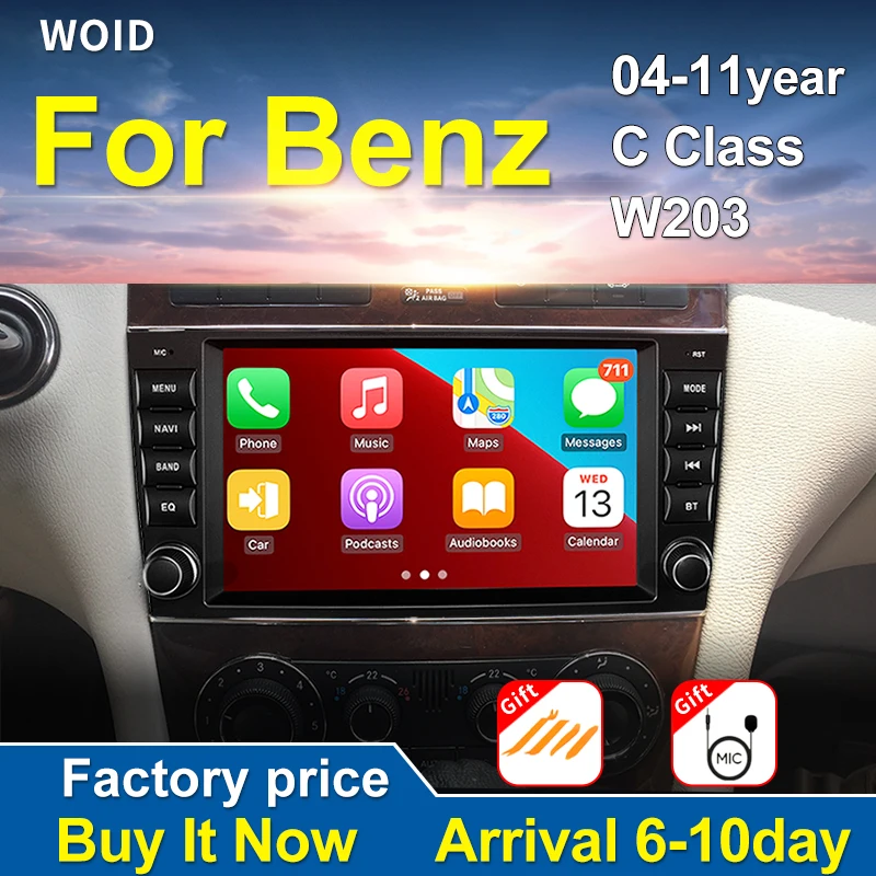 Автомобильный мультимедийный плеер Apple Carplay, Android 11, 8 дюймов, 1280*720, для Mercedes Benz C Class W203, GPS-навигация, BT, Wi-Fi
Автомобильный мультимедийный плеер Apple Carplay, Android 11, 8 дюймов, 1280*720, для Mercedes Benz C Class W203, GPS-навигация, BT, Wi-Fi