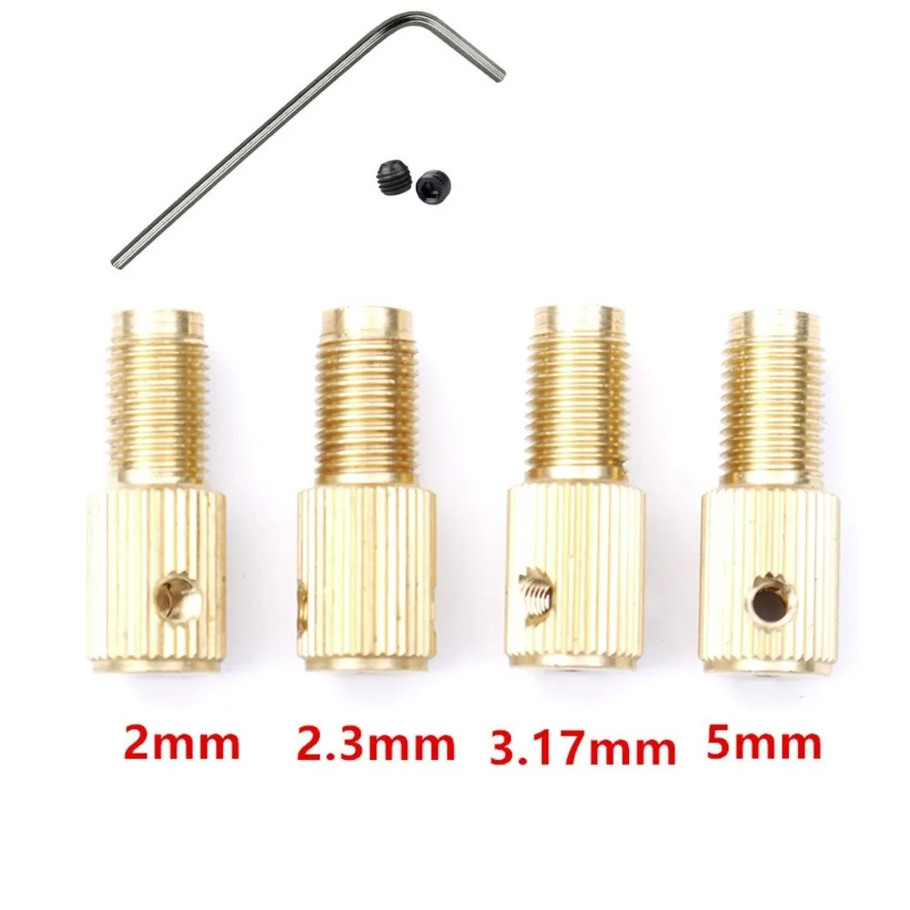 Self-Tightening Mini Brass Drill Clamp Chuck Connecting Rod M8-2/2.3/3.17/5mm Brass Shaft Core With Wrench Screw
Self-Tightening Mini Brass Drill Clamp Chuck Connecting Rod M8-2/2.3/3.17/5mm Brass Shaft Core With Wrench Screw