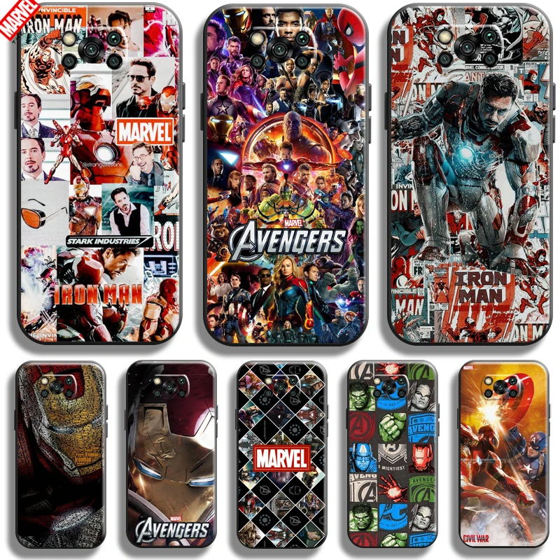 Iron Man Marvel Avengers For Xiaomi Poco X3 Pro X3 NFC X3 GT Phone Case Soft Silicon Coque Cover Black Funda Comics Thor
Iron Man Marvel Avengers For Xiaomi Poco X3 Pro X3 NFC X3 GT Phone Case Soft Silicon Coque Cover Black Funda Comics Thor