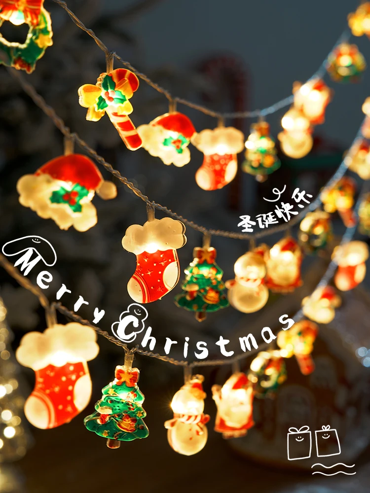 Christmas Decorative Light String Lighting Christmas Tree Light LED Atmosphere Colorful Light with Store Scene Layout Hanging Ac
Christmas Decorative Light String Lighting Christmas Tree Light LED Atmosphere Colorful Light with Store Scene Layout Hanging Ac