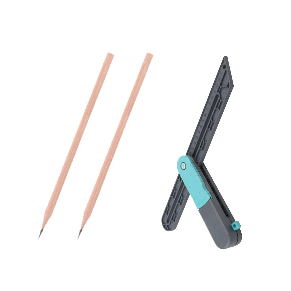 Adjustable Lock Angle Measure Tool Plastic Wooden Marking Gauge Protractor Edge Angle Measuring Ruler for Carpenter with Pencils
Adjustable Lock Angle Measure Tool Plastic Wooden Marking Gauge Protractor Edge Angle Measuring Ruler for Carpenter with Pencils