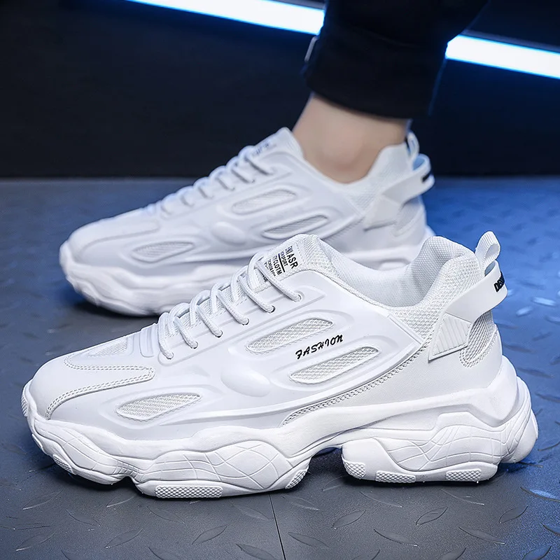 Men's New Breathable Running Shoes Trendy Thick-soled Casual Shoes Shock-absorbing Student Sneakers Comfortable Outdoor Footwear
Men's New Breathable Running Shoes Trendy Thick-soled Casual Shoes Shock-absorbing Student Sneakers Comfortable Outdoor Footwear