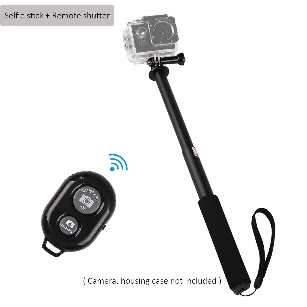 Aluminum 12'' Go Pro Accessories Monopod Selfie Stick & Remote Shutter &Phone Holder For Gopro 9 8 7 6 Yi 4K Sj4000 Sj7 DJI OSM
Aluminum 12'' Go Pro Accessories Monopod Selfie Stick & Remote Shutter &Phone Holder For Gopro 9 8 7 6 Yi 4K Sj4000 Sj7 DJI OSM