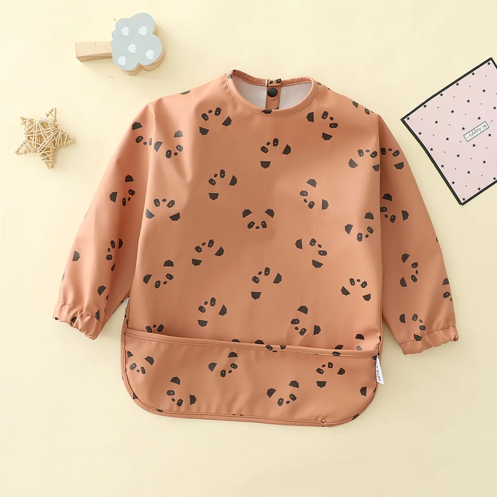 Baby Kids Toddler Long Sleeve Scarf Waterproof with Pocket Apron Kid Burp Cloth Baby Stuff Art Smock Feeding Bib 6-36 Months
Baby Kids Toddler Long Sleeve Scarf Waterproof with Pocket Apron Kid Burp Cloth Baby Stuff Art Smock Feeding Bib 6-36 Months