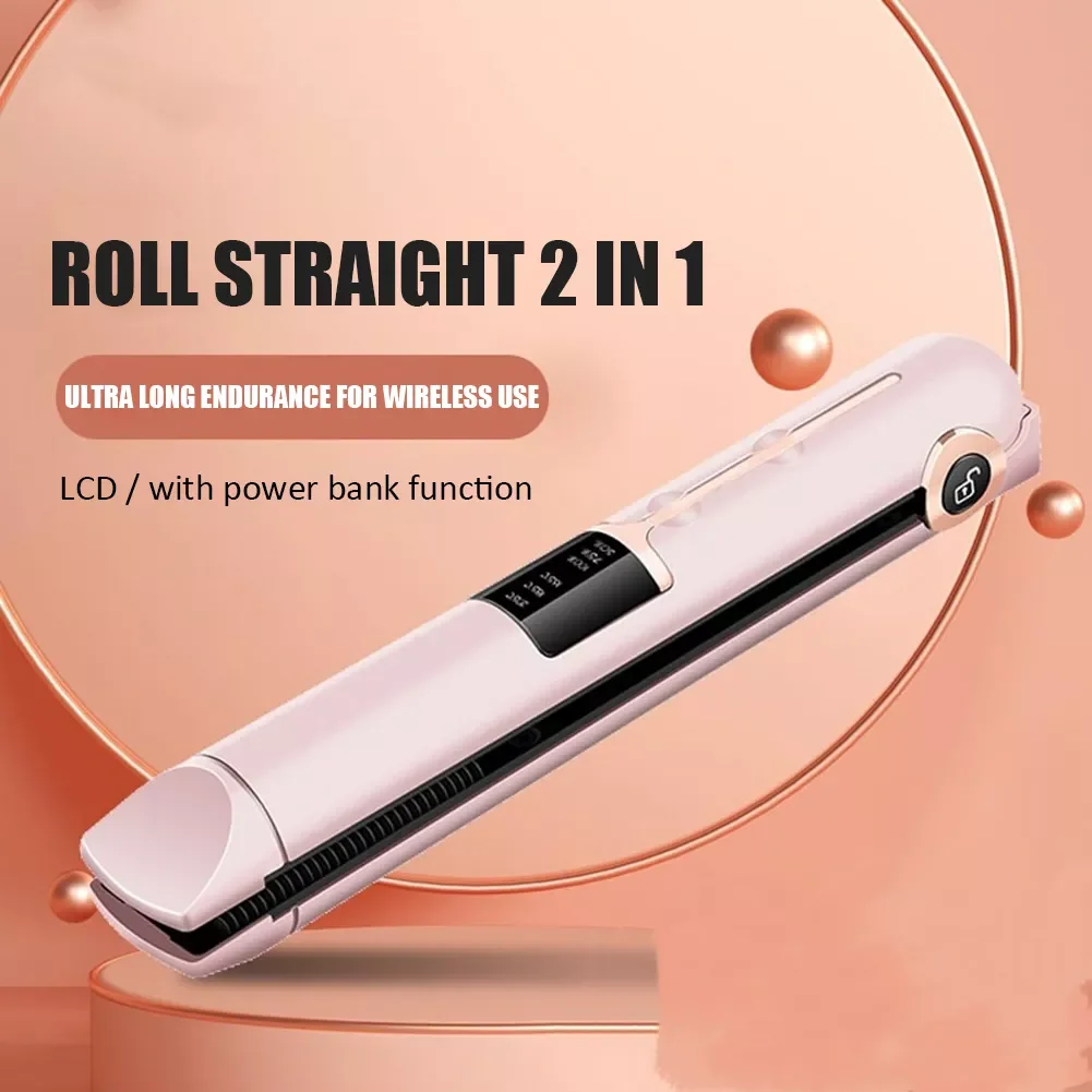 NEW2023 Mini Hair Straightener Curler Fast Warm-up Thermal Hair Flat Irons Negative Ion Straighting Styling Tool USB Charging
NEW2023 Mini Hair Straightener Curler Fast Warm-up Thermal Hair Flat Irons Negative Ion Straighting Styling Tool USB Charging