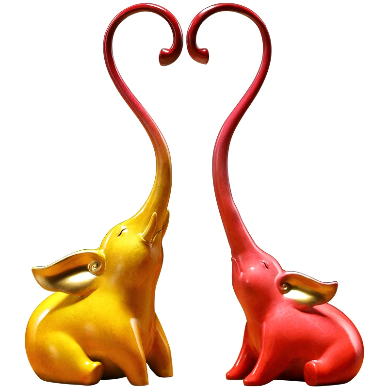 Copper Elephant Wedding Decoration Living Room Heart-to-Heart Printing Crafts Girlfriends' Gift Yongjie Tongxin Wedding Products 
Copper Elephant Wedding Decoration Living Room Heart-to-Heart Printing Crafts Girlfriends' Gift Yongjie Tongxin Wedding Products