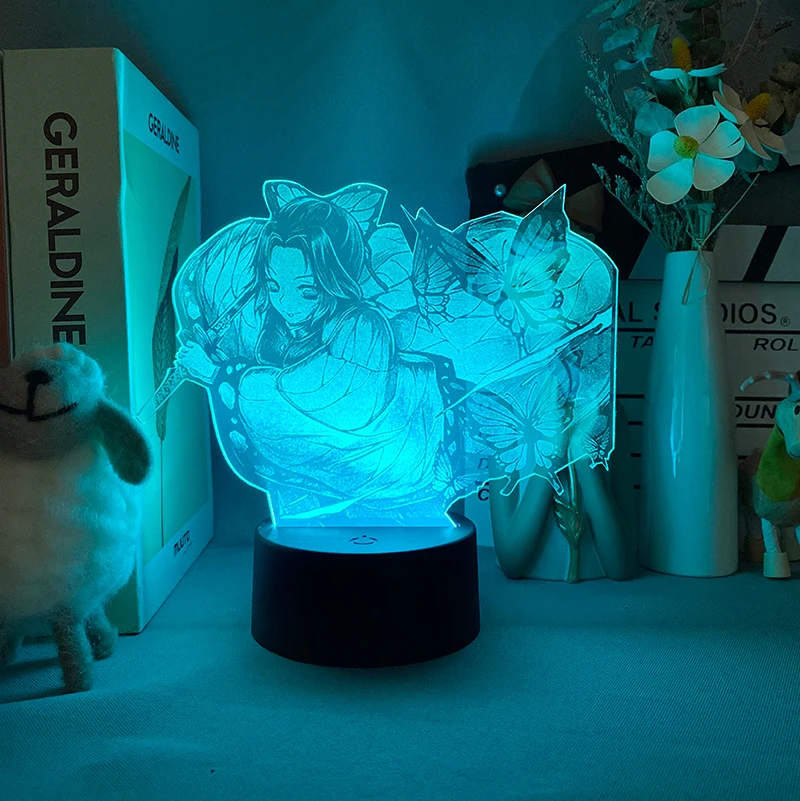 Аниме, фигурка рассекающего демонов, Kochou Shinobu, 3D лампы с рисунками, светодиодные ночники, крутые подарки, RGB, для спальни, настольного стола, к...
Аниме, фигурка рассекающего демонов, Kochou Shinobu, 3D лампы с рисунками, светодиодные ночники, крутые подарки, RGB, для спальни, настольного стола, к...
