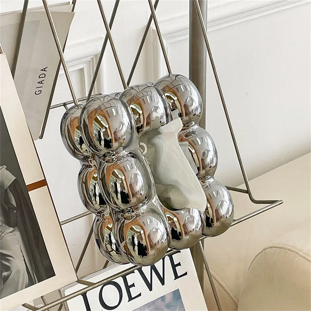 New Pumping Paper Box Light Luxury Household Living Room Celebrity High-end Dining File Table Towel Paper Candy Tissue Container
New Pumping Paper Box Light Luxury Household Living Room Celebrity High-end Dining File Table Towel Paper Candy Tissue Container