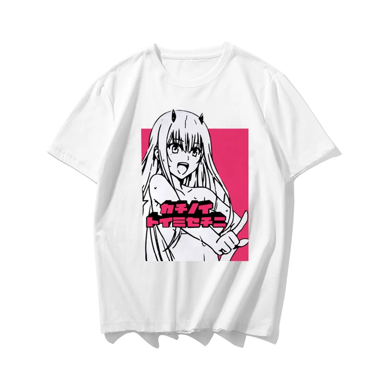 Darling In The Franxx Japanese Anime T-shirt Men Cotton Cartoon Zero Two T Shirt Harajuku Unisex Tops Manga Graphic Male Tees
Darling In The Franxx Japanese Anime T-shirt Men Cotton Cartoon Zero Two T Shirt Harajuku Unisex Tops Manga Graphic Male Tees