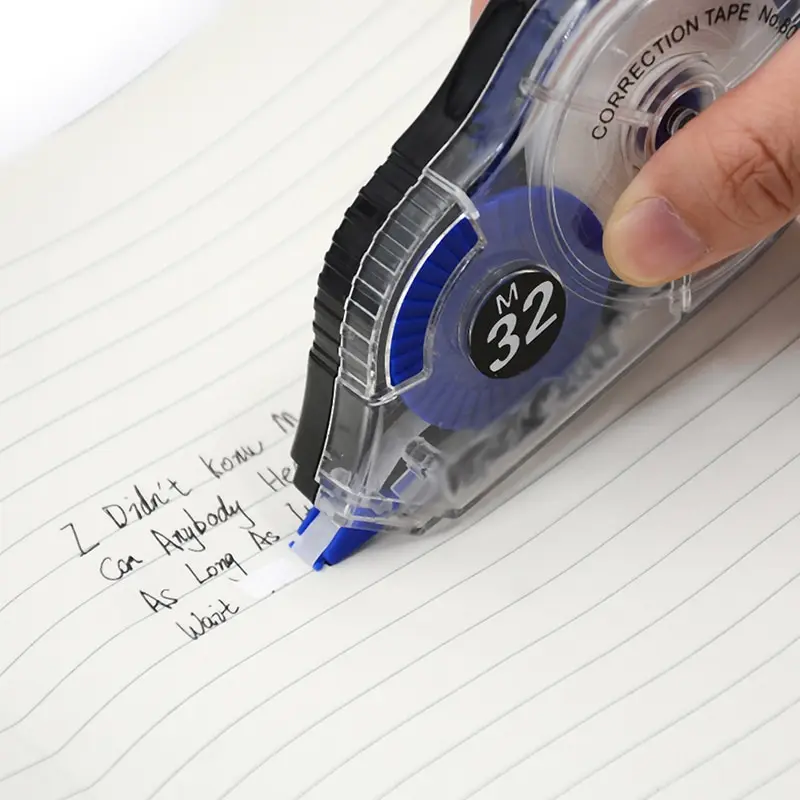 White Sticker Correction Tape Office/School Supplies Student Error Tape Belt Stationery School Corrector Writing Tool 32m*5mm
White Sticker Correction Tape Office/School Supplies Student Error Tape Belt Stationery School Corrector Writing Tool 32m*5mm