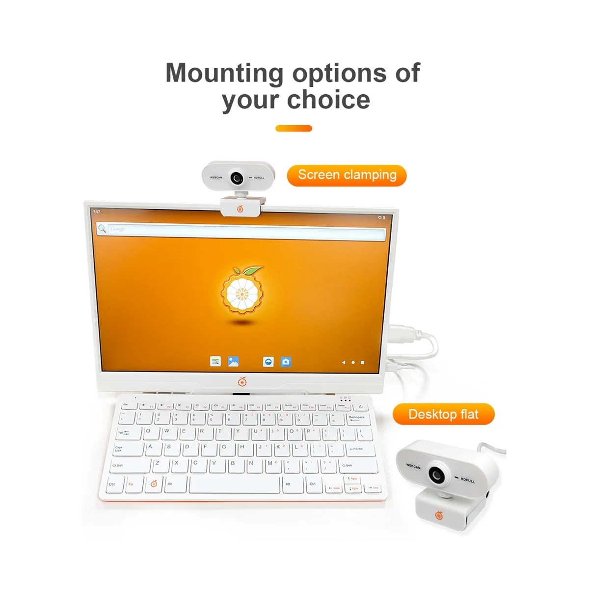For Orange Camera 1080P HD 360° Horizontal Rotation with USB Interface Analogue Microphones for Win XP/7/8/10 IOS
For Orange Camera 1080P HD 360° Horizontal Rotation with USB Interface Analogue Microphones for Win XP/7/8/10 IOS