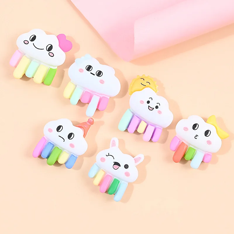10 Pcs Simulation Resin Cute Rainbow Stars Clouds Kawaii Flat Back Small Ornaments DIY Mobile Phone Shell Hair Accessories Parts
10 Pcs Simulation Resin Cute Rainbow Stars Clouds Kawaii Flat Back Small Ornaments DIY Mobile Phone Shell Hair Accessories Parts