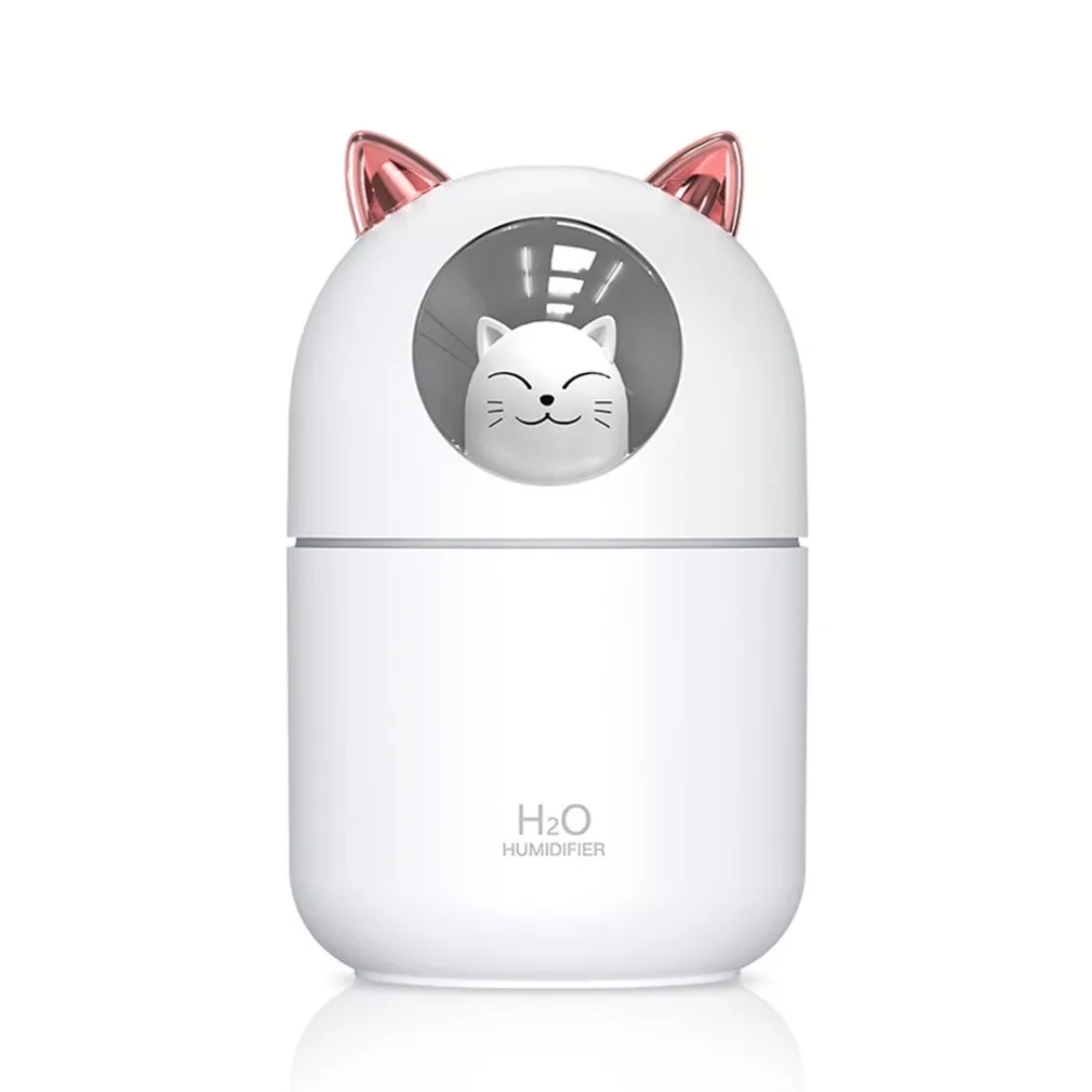 2021 LED Light Cartoon Cat Design Cool Mist USB Humidifier Ultrasonic Ultra-Quiet Humidifier For Kids Nursery Bedroom 
2021 LED Light Cartoon Cat Design Cool Mist USB Humidifier Ultrasonic Ultra-Quiet Humidifier For Kids Nursery Bedroom