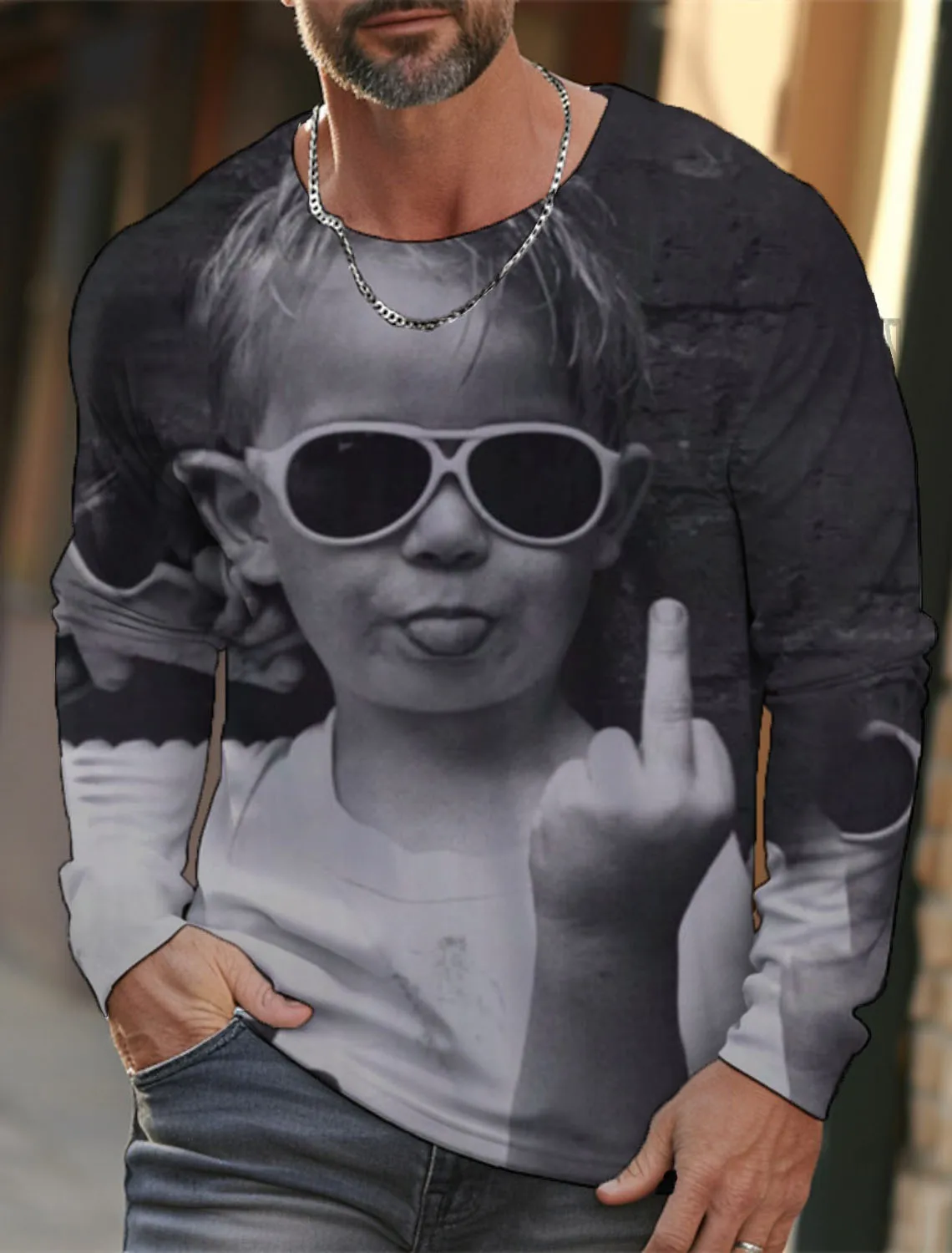 Мужская винтажная Повседневная модная одежда с длинным рукавом и 3D принтом для маленьких мальчиков 123
Мужская винтажная Повседневная модная одежда с длинным рукавом и 3D принтом для маленьких мальчиков 123