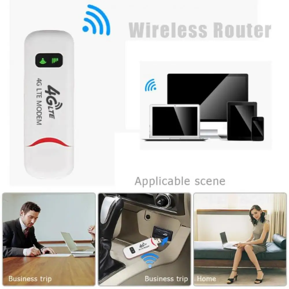 

Sim Card Mobile Broadband Modem Stick Portable Ieee802.11b/g/n Wireless Router 4g Lte Usb Dongle Mobile Hotspot For Windows Ios